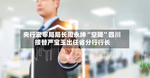 央行宏审局局长周永坤“空降”四川 接替严宝玉出任省分行行长-第3张图片