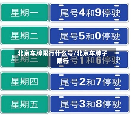 北京车牌限行什么号/北京车牌子限行-第3张图片