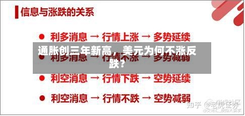 通胀创三年新高，美元为何不涨反跌？-第3张图片