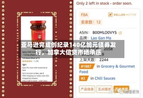 亚马逊完成创纪录140亿加元债券发行，加拿大信贷市场承压-第3张图片